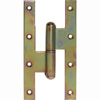 Paumelle DIN RS 160X80mm YGB