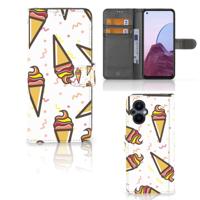OPPO Reno 8 Lite | OnePlus Nord N20 | Book Cover | Icecream