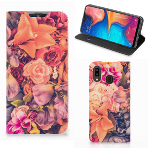 Samsung Galaxy A30 Smart Cover Bosje Bloemen