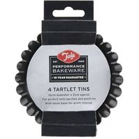 Tala - Mini Taartvorm, Set van 4 Stuks, 10 cm - Tala Performance