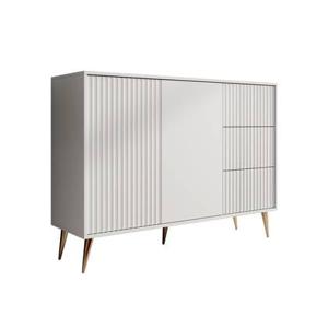 Meubella Dressoir Winq - Wit - 135 cm