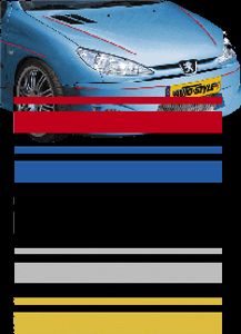 Universele zelfklevende striping AutoStripe Cool350 - Zwart - 2+3mm x 975cm SYC3507