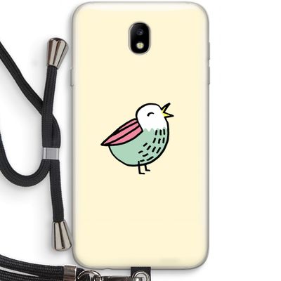 Birdy: Samsung Galaxy J7 (2017) Transparant Hoesje met koord