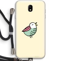 Birdy: Samsung Galaxy J7 (2017) Transparant Hoesje met koord