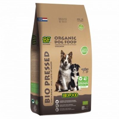 BF Petfood Biofood Organic geperst hondenvoer 2 x 8 kg