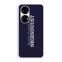 Blijve plakken in Negenduust: Huawei P50 Transparant Hoesje