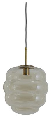 Light & Living Hanglamp 'Misty' 30cm, kleur Amber/Goud