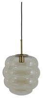 Light & Living Hanglamp 'Misty' 30cm, kleur Amber/Goud