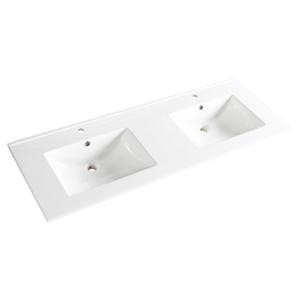 Differnz Providence wastafel | wit | 122 x 46.5 cm