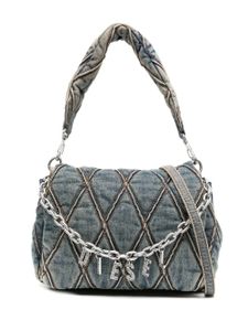 Diesel sac porté épaule Charm-D S en jean - Bleu