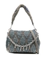 Diesel Charm-D S denim shoulder bag - Bleu - thumbnail