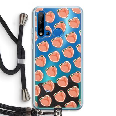 Just peachy: Huawei P20 Lite (2019) Transparant Hoesje met koord