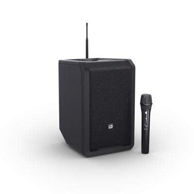 LD Systems ANNY® 8 HHD accu speaker met 1 draadloze microfoon stage black