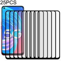 Voor OPPO A72 5G 25 PCS Full Glue Full Screen Tempered Glass Film