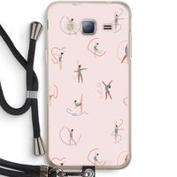 Dancing #3: Samsung Galaxy J3 (2016) Transparant Hoesje met koord