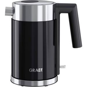 Graef WK402EU Waterkoker Oververhittingsbeveiliging Aantal/Volume: 1 l RVS, Zwart