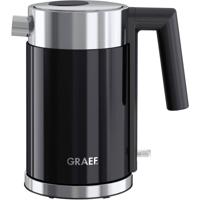 Graef WK402EU Waterkoker Oververhittingsbeveiliging Aantal/Volume: 1 l RVS, Zwart
