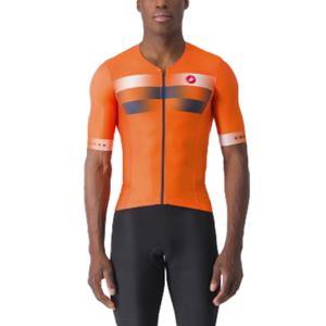 Castelli Free speed 2 race tri top oranje/blauw heren L