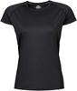 Tee Jays TJ7021 Women´s CoolDry Tee - Black - L