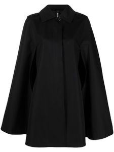 Mackintosh cape Halleigh en coton - Noir