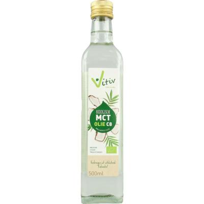 Vitiv MCT olie C8 coconut pure 99% caprylic acid bio