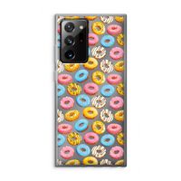 Pink donuts: Samsung Galaxy Note 20 Ultra / Note 20 Ultra 5G Transparant Hoesje
