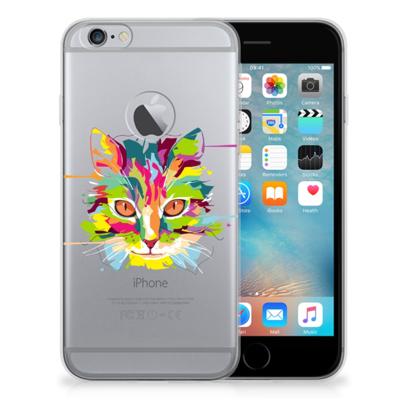 Apple iPhone 6 Plus | 6s Plus Telefoonhoesje met Naam Cat Color Apple iPhone 6 Plus | 6s Plus Telefoonhoesje met Naam Cat Color