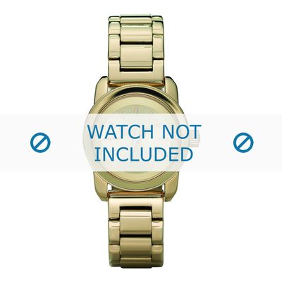 Diesel horlogeband DZ5242 Roestvrij staal (RVS) Goud 16mm