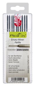 Pica Navulling grafiet 4030 Dry, 10st. blister