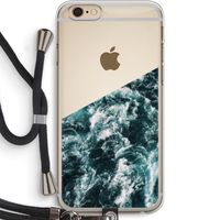 Zee golf: iPhone 6 PLUS / 6S PLUS Transparant Hoesje met koord