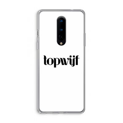 Topwijf Wit: OnePlus 8 Transparant Hoesje