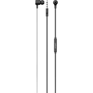 RYGHT NIYO In Ear headset Kabel Stereo Zwart Headset, Volumeregeling