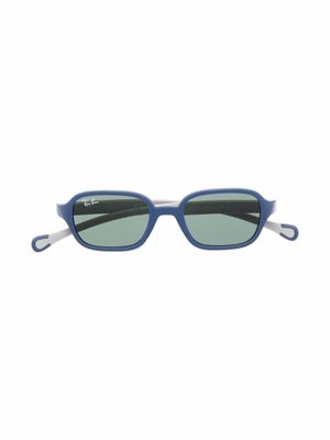 RAY-BAN JUNIOR lunettes de soleil à monture carrée - Bleu