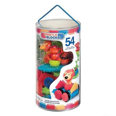 Bristle Blocks jungle emmer met 54 stuks
