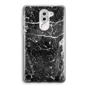 Zwart marmer: Honor 6X Transparant Hoesje