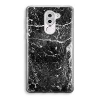 Zwart marmer: Honor 6X Transparant Hoesje