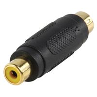 Valueline AC-068GOLD kabeladapter/verloopstukje SVHS RCA Zwart - thumbnail