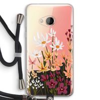 Painted wildflowers: HTC U Play Transparant Hoesje met koord