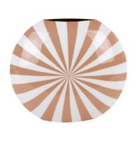 Vaas Candy Swirl Large Licht Bruin En Wit