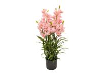 Cymbidium kunstplant 90 cm, roze - Buitengewoon de boet