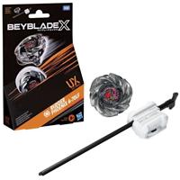 Beyblade X Starter Pack Rudder Phoenix 4-70LF UX, Takara Tomy aanvalstype tol met lanceerder, wedstrijdtol, geschikt voor kinderen vanaf 8 jaar.