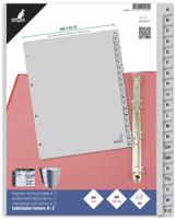 Tabblad kangaro a4 4r 20dlg az breed pp grijs | 10 stuks