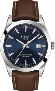 Horlogeband Tissot T1274071604100 / T600044597 Leder Bruin 21mm