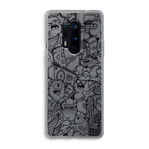 Vexx Black City : OnePlus 8 Pro Transparant Hoesje