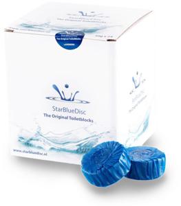 StarBlueDisc toiletblokjes jaarverpakking 24 stuks Blauw