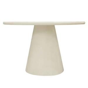 Giga Meubel - Eettafel Rond Beige 120cm - Beton Ciré - Fenna