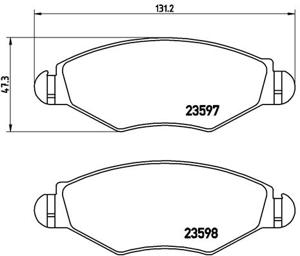 Remmenset, remschijf BREMBO, Remschijftype: Massief, Inbouwplaats: Vooras, u.a. für Peugeot