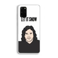 Let It Snow: Samsung Galaxy S20 Plus Transparant Hoesje
