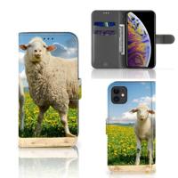 Apple iPhone 11 | Telefoonhoesje | Met pasjeshouder | Schaap en Lammetje