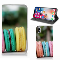 Apple iPhone Xs Max Flip Style Cover Macarons